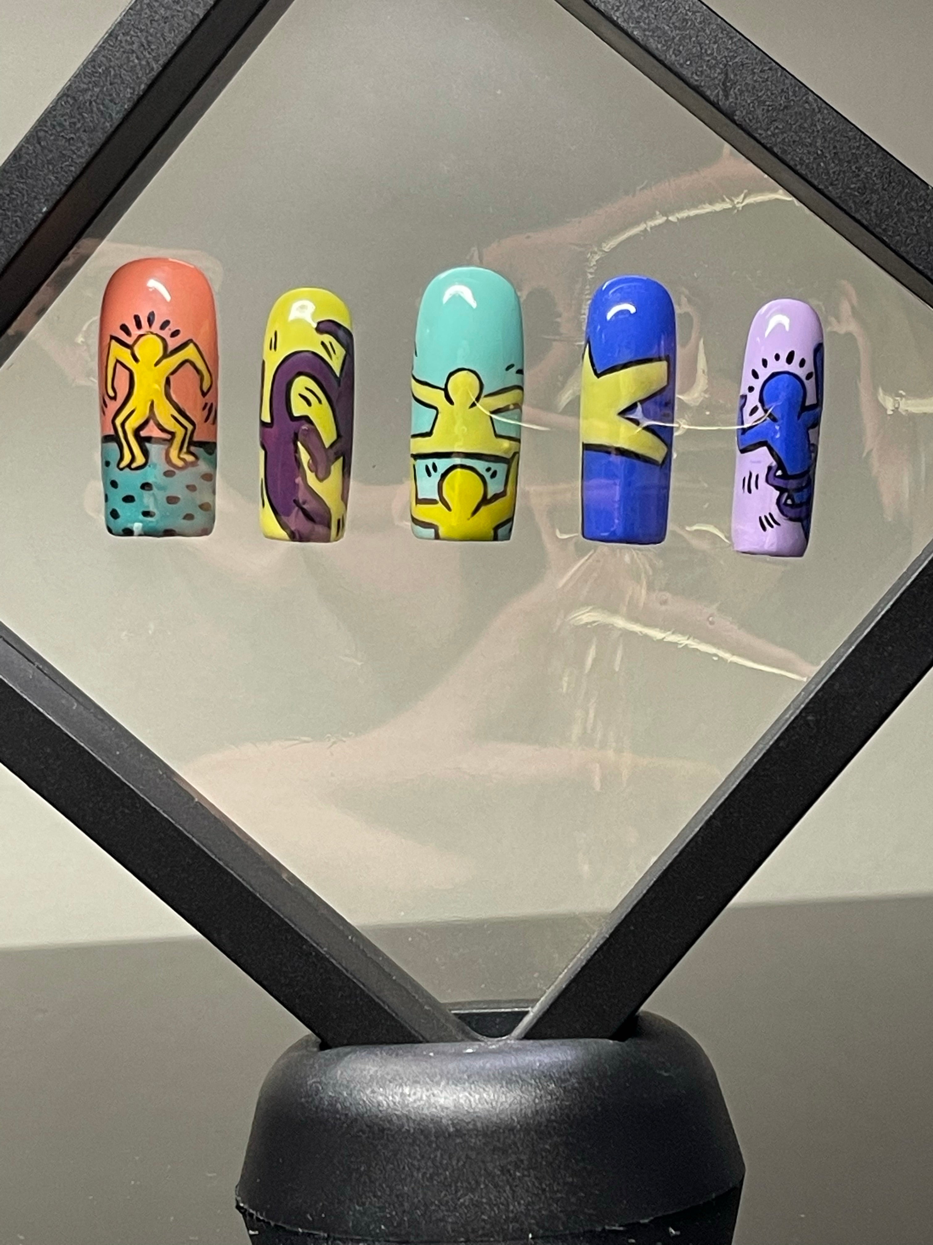 Keith Haring Nails (25% proceed go to AIDS Foundation Canada)
